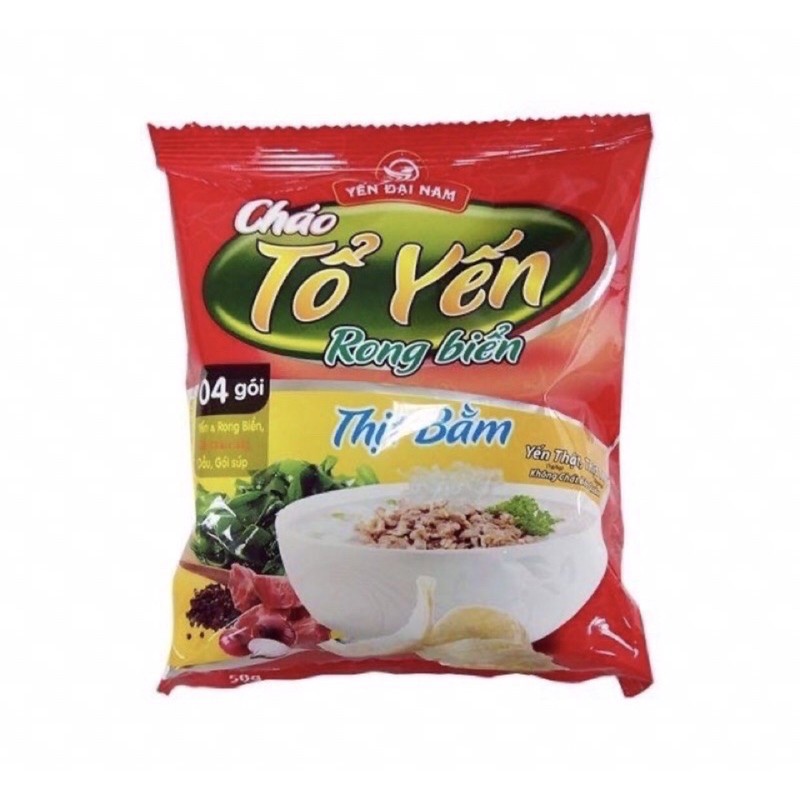 Cháo tổ yến rong biển thịt bằm LC Foods 50g